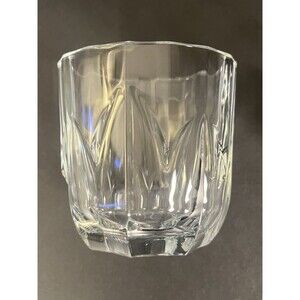 Authentic Turkish Paşabahçe MCM Starburst Cut Crystal Tumblers DOF  - Set Of 4